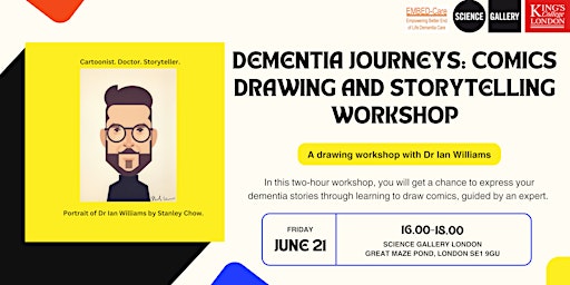 Dementia Journeys: Comics drawing and storytelling workshop  primärbild