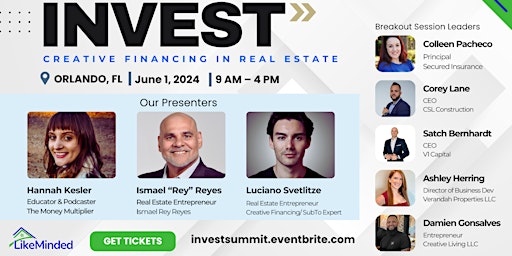 Invest: A Real Estate Summit primary image