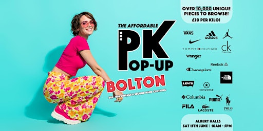 Imagen principal de Bolton's Affordable PK Pop-up - £20 per kilo!