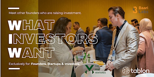Imagem principal do evento What Investors Want | Bootcamp Session