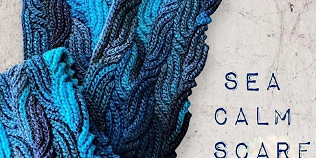 Crochet Sea Calm  Scarf - Intermediate level.