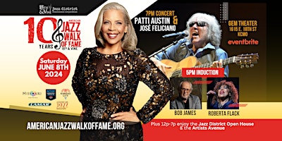 Primaire afbeelding van Come celebrate 10 years of the American Jazz Walk of Fame with us at our in
