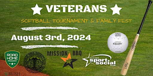 Image principale de Veterans Softball Tournament & Family Fest 2024