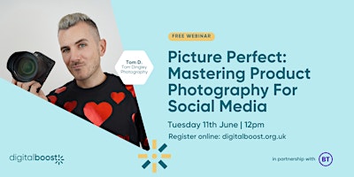 Imagem principal do evento Picture Perfect: Mastering Product Photography For Social Media