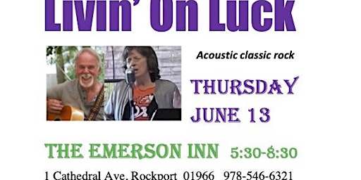 Primaire afbeelding van Livin' On Luck at the Emerson Inn