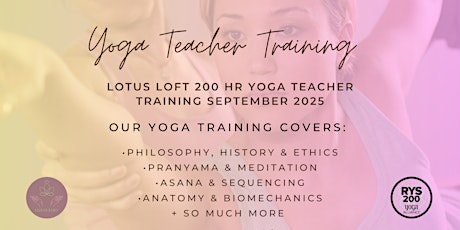 Yoga Teacher Training primary image