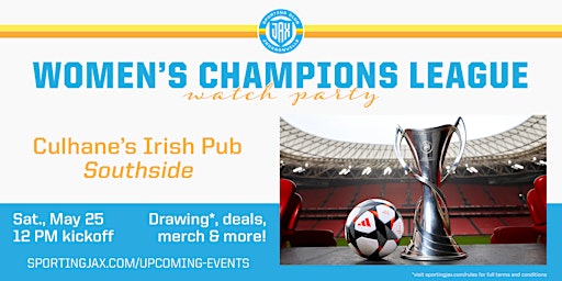 UEFA Women’s Champions League FINAL Watch Party primary image