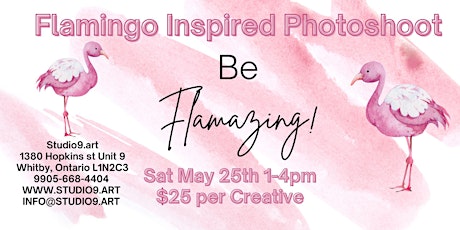 Let's Flamingle Flamingo Inspired Photoshoot