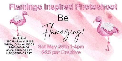 Imagem principal de Let's Flamingle Flamingo Inspired Photoshoot