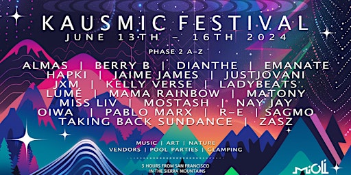 Imagem principal do evento Mioli Music Presents: Kausmic Festival