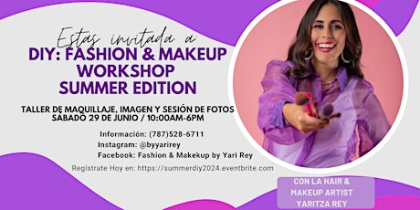 DIY Fashion & Makeup Workshop Summer Edition