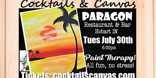 Imagen principal de "Tequila Sunset" Cocktails and Canvas Painting Art Event