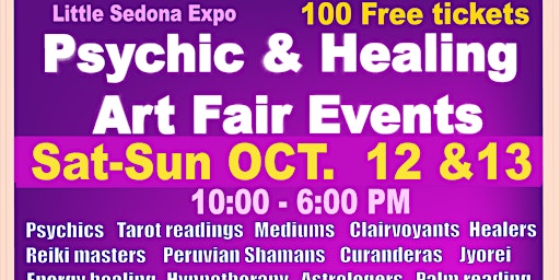 Imagem principal do evento OXNARD CA - Psychic & Holistic Healing Art Fair Events Oct. 12 & 13