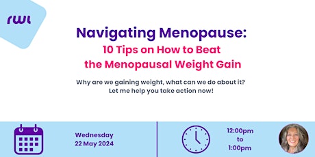 Ten tips on How to Beat the Menopausal Weight Gain