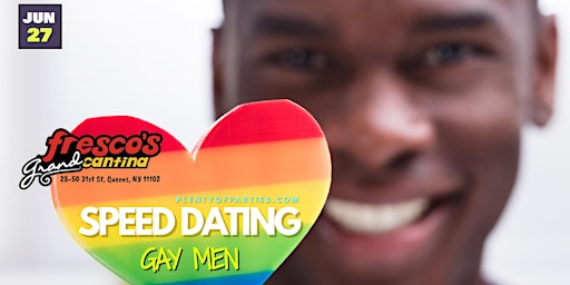 Queer Speed Dating & Mixer in Astoria @ Fresco’s Grand Cantina: Gay Men  primärbild