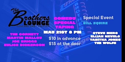 Primaire afbeelding van Comedy Special Taping At Brother’s Lounge