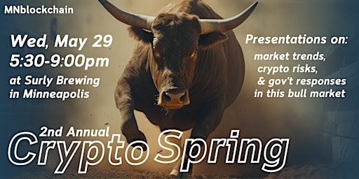 Imagem principal do evento Crypto Spring 2024 - Presentations on the Bull Market