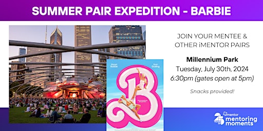 Imagem principal do evento Summer Pair Expedition - Barbie in Millennium Park