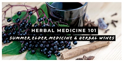 Image principale de Herbal Medicine 101: Summer Elder Medicine and Herbal Wines