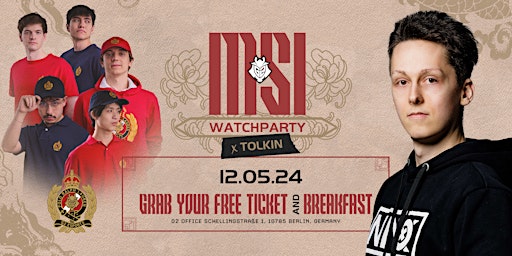 MSI Watch Party x Tolkin primary image