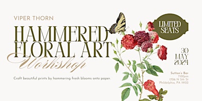 Imagem principal do evento Hammered Floral Print Workshop