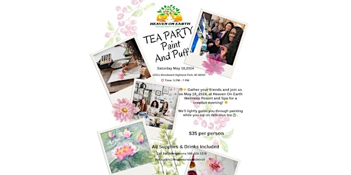 Image principale de Tea Party Paint and Puff