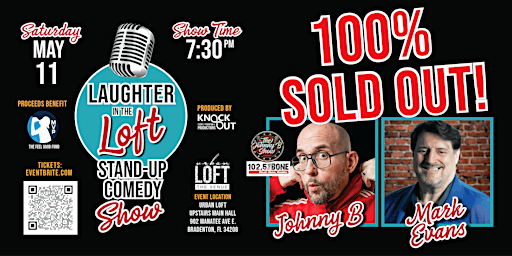 Imagem principal do evento LAUGHTER in the LOFT! Sharing proceeds with The Feel Good Fund!