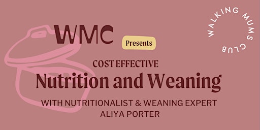 CENTRAL MANCHESTER WALK & TALK - Nutrition & Weaning primary image