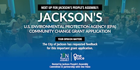 Jackson's U.S. EPA Community Change Grant Application