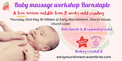 Imagem principal de Baby Massage Barnstaple Workshop