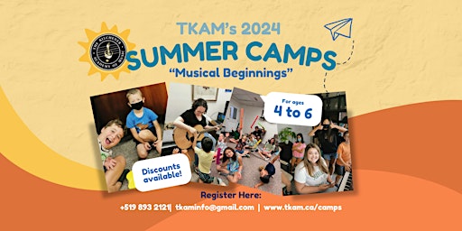 Musical Beginnings Week 1 - Week Long Musical Summer Camp!  primärbild