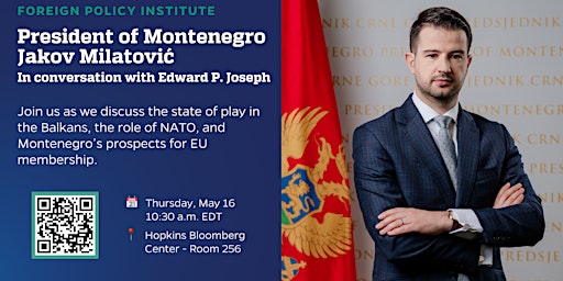 Hauptbild für President of Montenegro Jakov Milatović