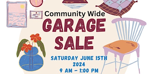 Hauptbild für Community Wide Yard Sale June 15 9-1