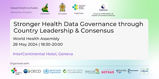 Stronger Health Data Governance through Country Leadership and Consensus primary image
