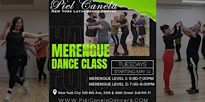 Immagine principale di Merengue Dance Class, Level 2  Advanced-Beginner 