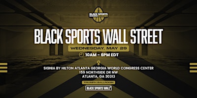 Imagem principal do evento Black Sports Wall Street