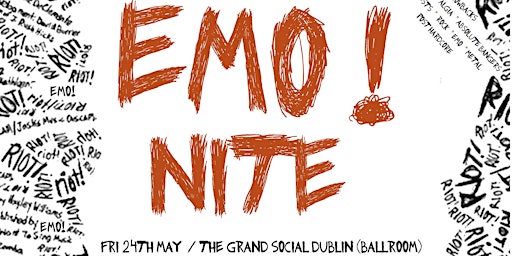 Imagem principal do evento Emo Nite at The Grand Social Dublin (Ballroom) 24/5/24