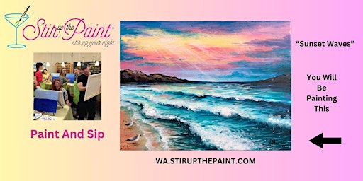 Bellevue Paint and Sip, Paint Party, Paint Night  With Stir Up The Paint primary image