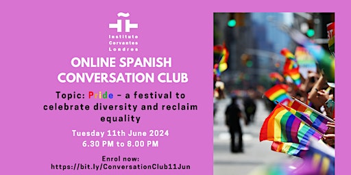 Immagine principale di Online Spanish Conversation Club - Tuesday, 11 June 2024 - 6.30 PM 
