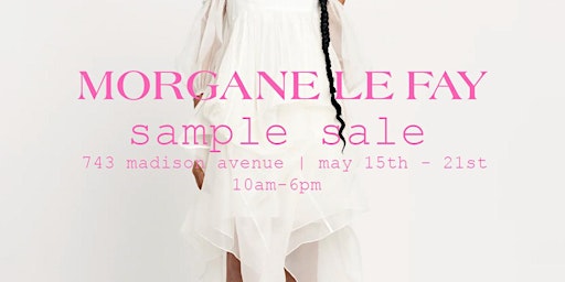 Morgane Le Fay New York Sample Sale primary image