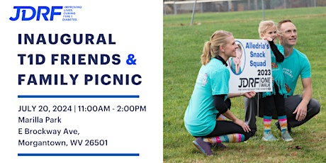 Inaugural West Virginia T1D Friends & Family Picnic