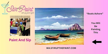 West Seattle Paint and Sip, Paint Party, Paint Night  (Wine is Included)