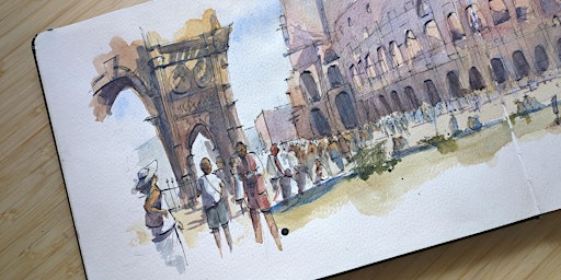 Immagine principale di Observational Travel Sketching & Painting in Rome 
