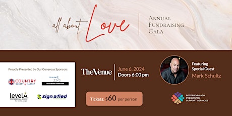 All About Love Fundraising Gala with Mark Schultz
