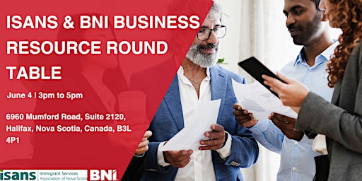 Hauptbild für ISANS & BNI Business Resource Round Table