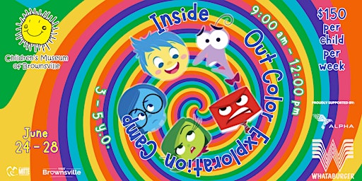 Image principale de Inside Out Color Exploration Summer Camp (Ages 3-5)