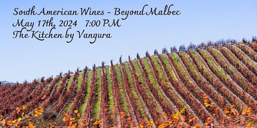Imagem principal do evento Beyond Malbec:  Awesome Wines from Chile & Argentina with Jill Kummer