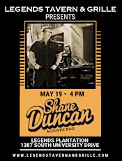 Shane Duncan Acoustic Duo Live at Legends Tavern & Grille Plantation