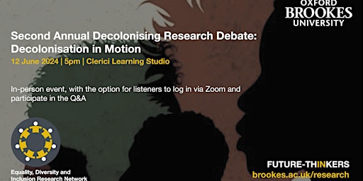 Imagem principal de Decolonisation in Research Debate: Decolonisation in Motion ONLINE TICKETS