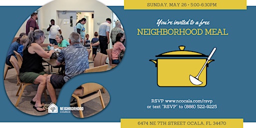 Imagem principal do evento Free Neighborhood Meal